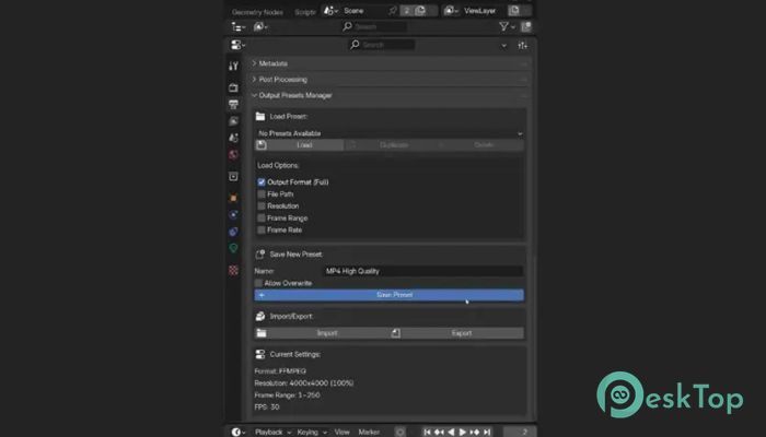 Superhive Market - Render Output Presets Manager