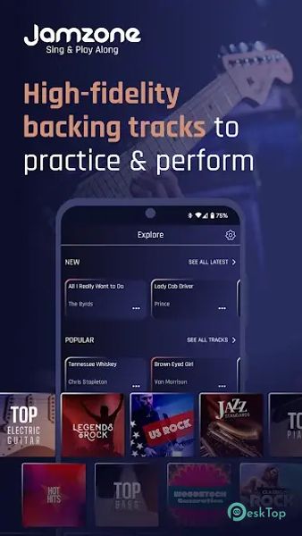 Jamzone - Sing & Play Along 3.4.0 APK MOD Полная бесплатная загрузка