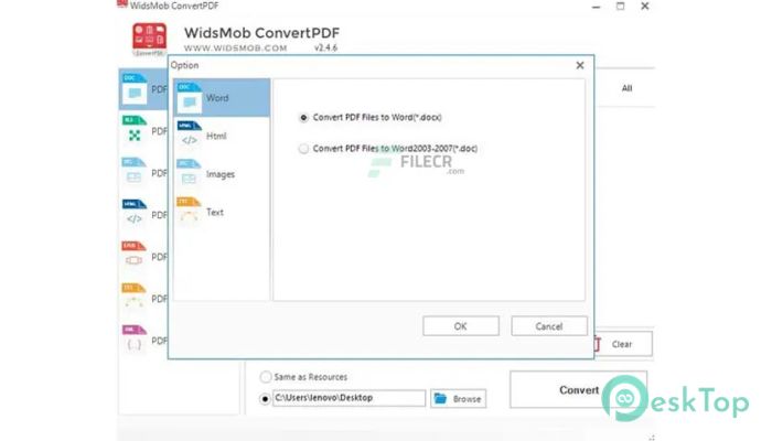 WidsMob ConvertPDF Pro 2.0.0.0 完全アクティベート版を無料でダウンロード