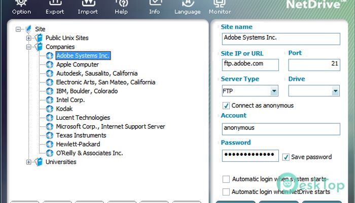 NetDrive 2.6.17 Build 965 Tam Sürüm Aktif Edilmiş Ücretsiz İndir