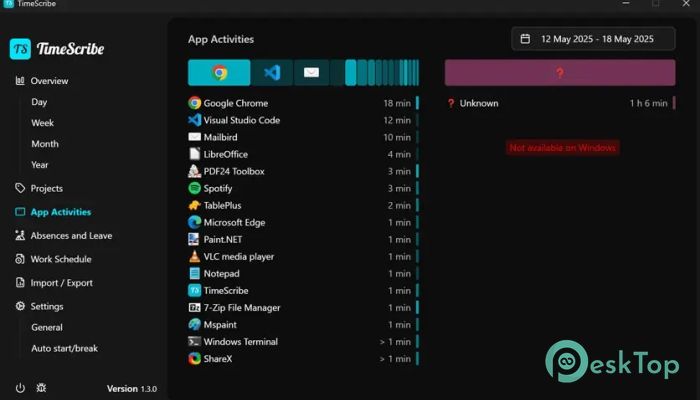 Descargar TimeScribe 1.9.0 Completo Activado Gratis