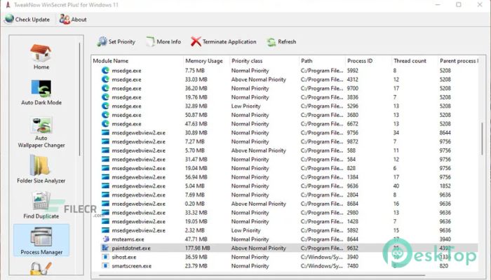  تحميل برنامج TweakNow WinSecret Plus  3.9 برابط مباشر