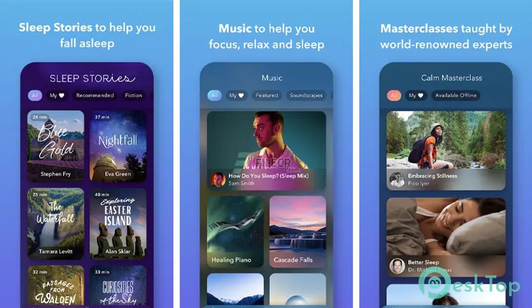 Calm - Sleep, Meditate, Relax 6.61 APK MOD Полная бесплатная загрузка