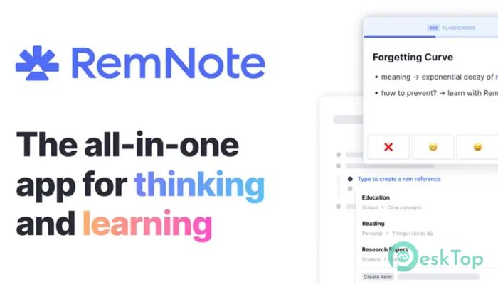 تحميل برنامج RemNote 1.0 برابط مباشر