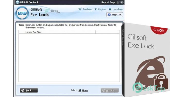  تحميل برنامج GiliSoft Exe Lock  10.5 برابط مباشر