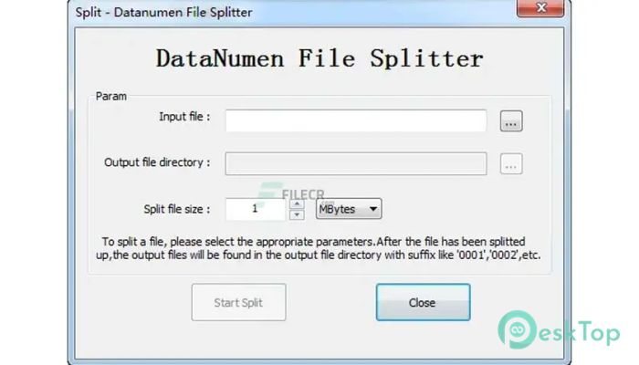 تحميل برنامج DataNumen File Splitter 1.4.0 برابط مباشر