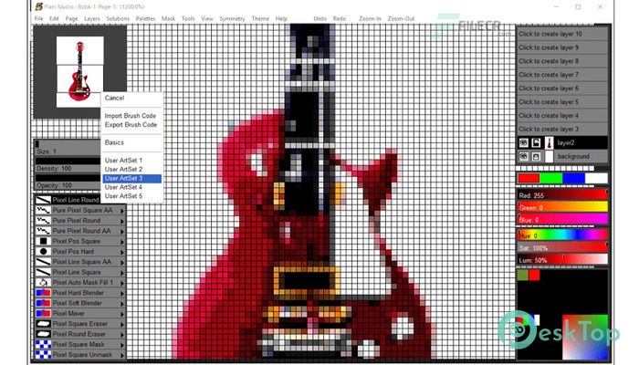 Pixarra Pixel Studio 5.06 完全アクティベート版を無料でダウンロード