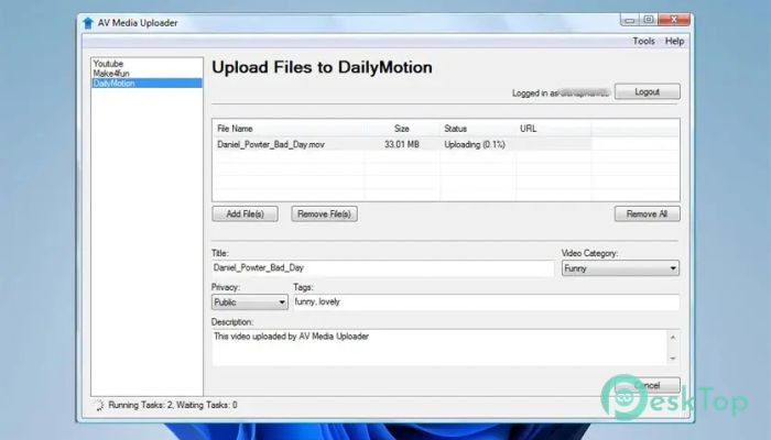 Скачать AVSOFT AV Media Uploader 1.0 полная версия активирована бесплатно
