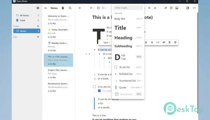 Descargar Daino Notes 3.1.2 Completo Activado Gratis