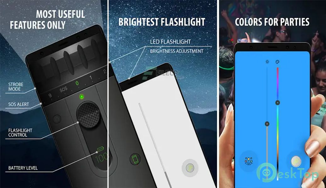 Color LED Flashlight Selene & FLASH 2.4.1 APK MOD Unlocked (Full) Free Download