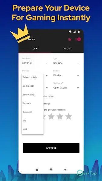 GFX Tool - Game Booster 1.4.12 APK MOD Полная бесплатная загрузка