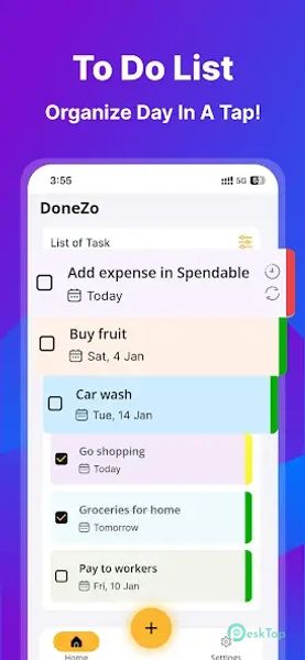 DoneZo: To Do List & Calendar 1.2.1 APK MOD Tam Ücretsiz İndir