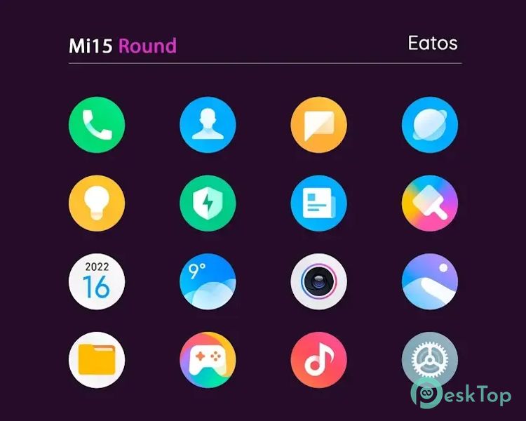 MiRound - Icon Pack 3.4.8 APK MOD Tam Ücretsiz İndir