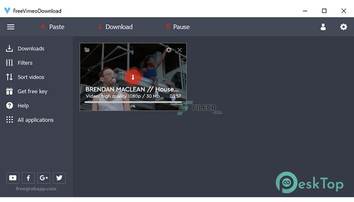  تحميل برنامج FreeGrabApp Free Vimeo Download Premium 5.1.2.527 Premium برابط مباشر