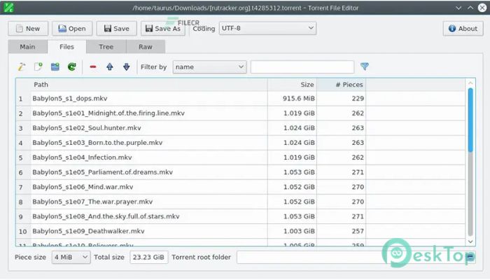 Descargar Torrent File Editor 0.3.18 Completo Activado Gratis