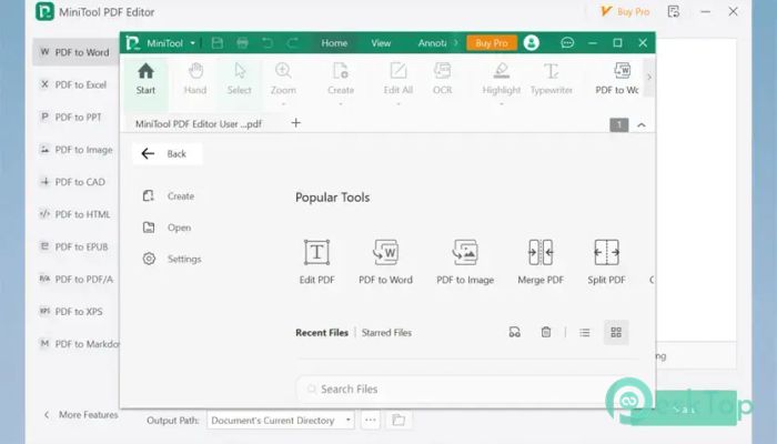 تحميل برنامج MiniTool PDF Editor 1.0 برابط مباشر