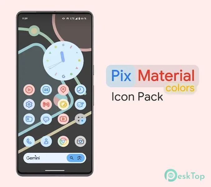 Pix Material Colors Icon Pack 8.5.Build APK MOD تحميل مجاني كامل