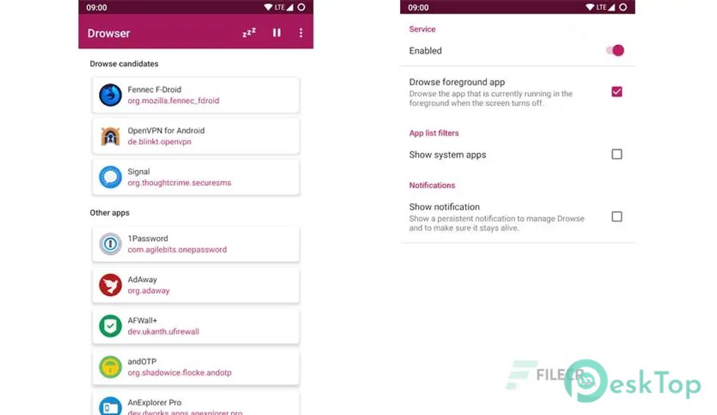Drowser 1.0.7 APK MOD 完整免费下载