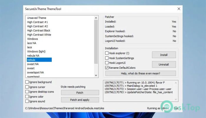 Download SecureUxTheme  4.0.0 Free Full Activated