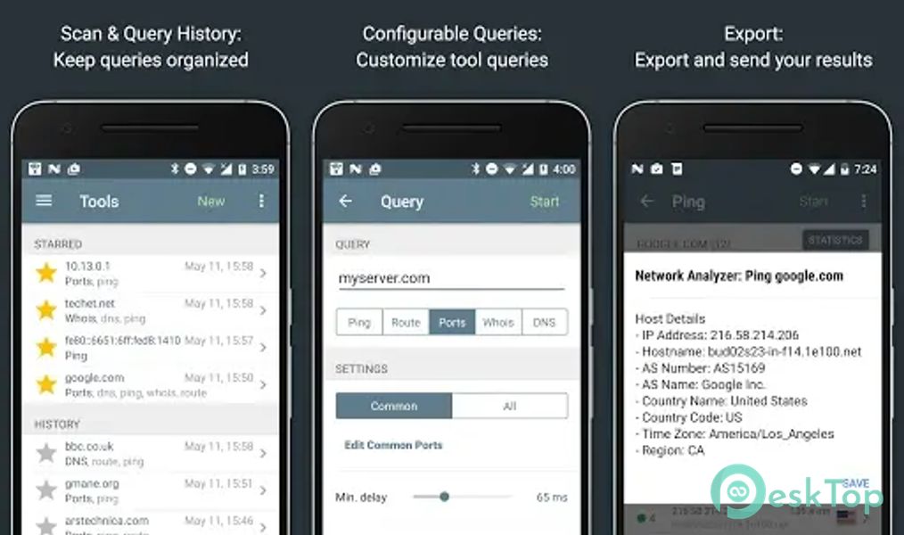 Network Analyzer Pro 4.0 APK Бесплатная загрузка