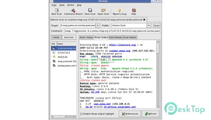  تحميل برنامج Nmap Security Scanner 7.94 برابط مباشر
