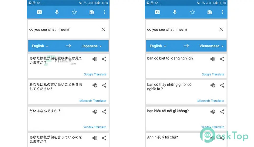 Translate Box - multiple trans