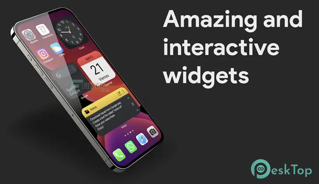 iOS Projekt for kwgt v1.1 APK MOD تحميل مجاني كامل