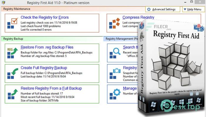 Download Registry First Aid Platinum 11.3.1.2618 Free Full Activated