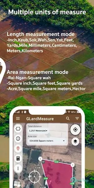 GLand : GPS Field Area Measure 3.15.12 APK MOD Полная бесплатная загрузка