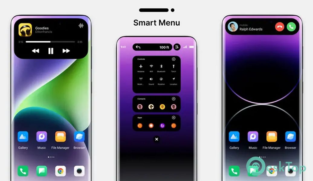 Dynamic Island iOS 16 notch 9.5 APK MOD تحميل مجاني كامل