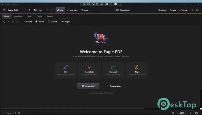 تحميل برنامج Eagle PDF Editor 1.0.0 برابط مباشر