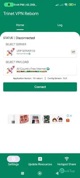 Trinet Socks VPN 4.4 APK MOD Tam Ücretsiz İndir