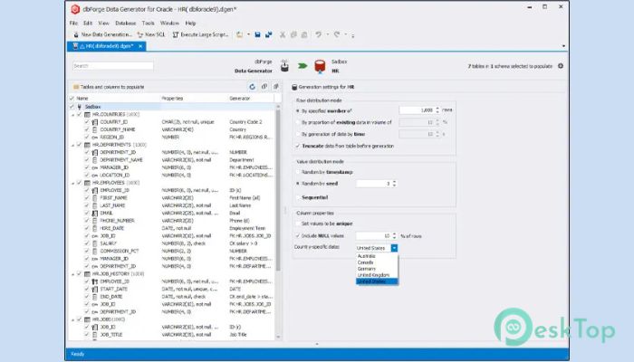 Download dbForge Data Generator for Oracle 2.5.203 Free Full Activated