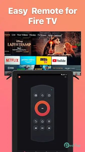 Remote for Fire TV & Firestick