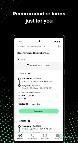 RXO Drive: Find and book loads