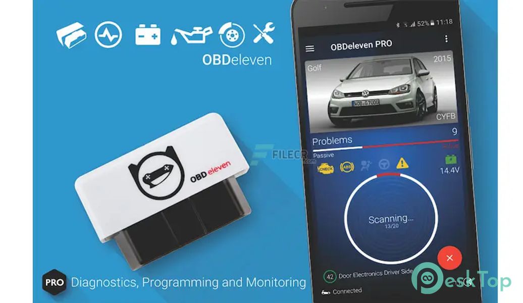 OBDeleven VAG car diagnostics 0.107.0 APK MOD मुफ्त पूर्ण डाउनलोड