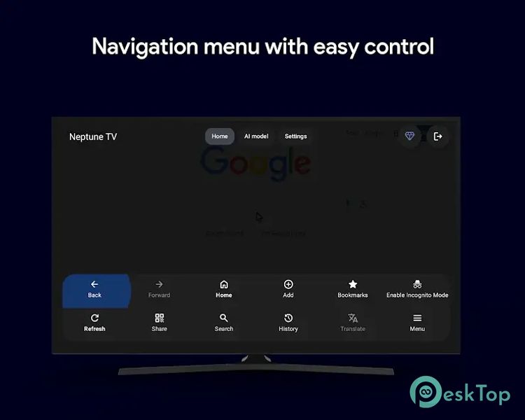 AI-powered Neptune Browser TV 24.11.18 APK MOD Полная бесплатная загрузка