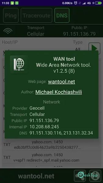 Télécharger WanTool - network tool 1.3.4 APK MOD Gratuitement et Complet