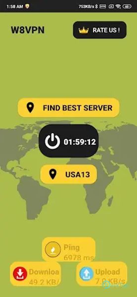 w8 vpn 0.1.3 APK MOD Tam Ücretsiz İndir