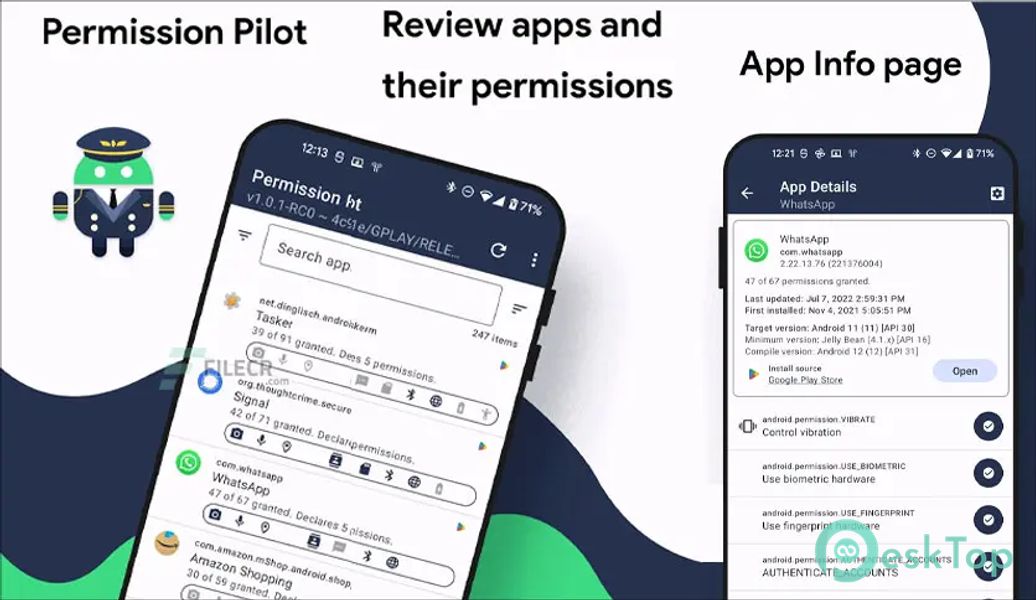 Permission Pilot 1.7.5-rc1 APK MOD フル無料ダウンロード
