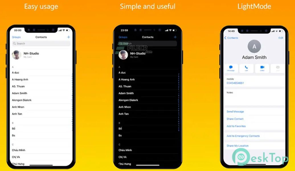 iContacts – iOS 15 Contacts v2.2.9 APK MOD Unlocked (Full) Free Download