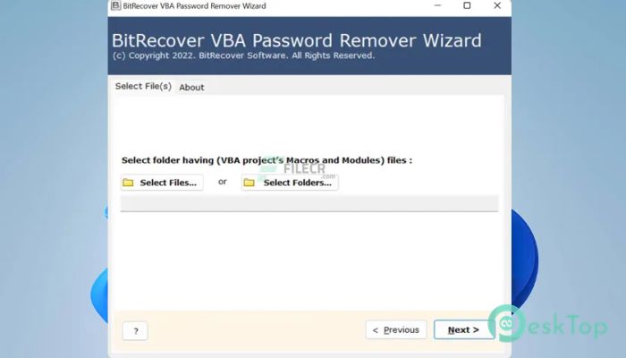  تحميل برنامج BitRecover VBA Password Remover Wizard  3.1 برابط مباشر