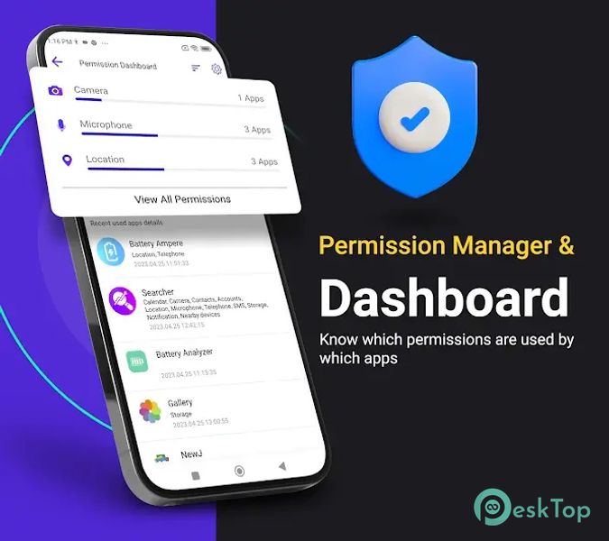 Permission Manager Dashboard 1.17 APK MOD Tam Ücretsiz İndir