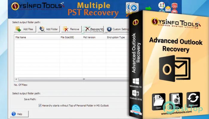 SysInfoTools Advanced Outlook Recovery 8.0 完全アクティベート版を無料でダウンロード