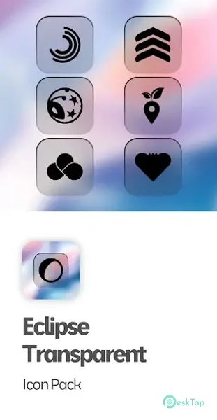 Télécharger Eclipse Transparent Icon Pack 5.1 APK MOD Gratuitement et Complet