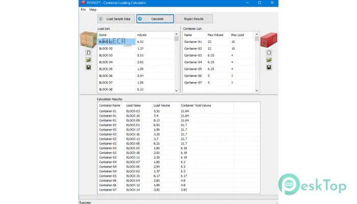 تحميل برنامج VovSoft Container Loading Calculator  1.3 برابط مباشر