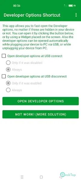 Developer Options Shortcut 1.1.0 APK MOD 完整免费下载