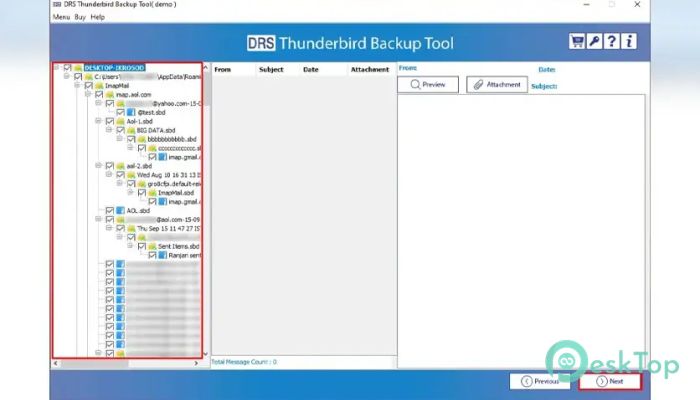 MigrateEmails Thunderbird Backup Tool 1.0 Tam Sürüm Aktif Edilmiş Ücretsiz İndir