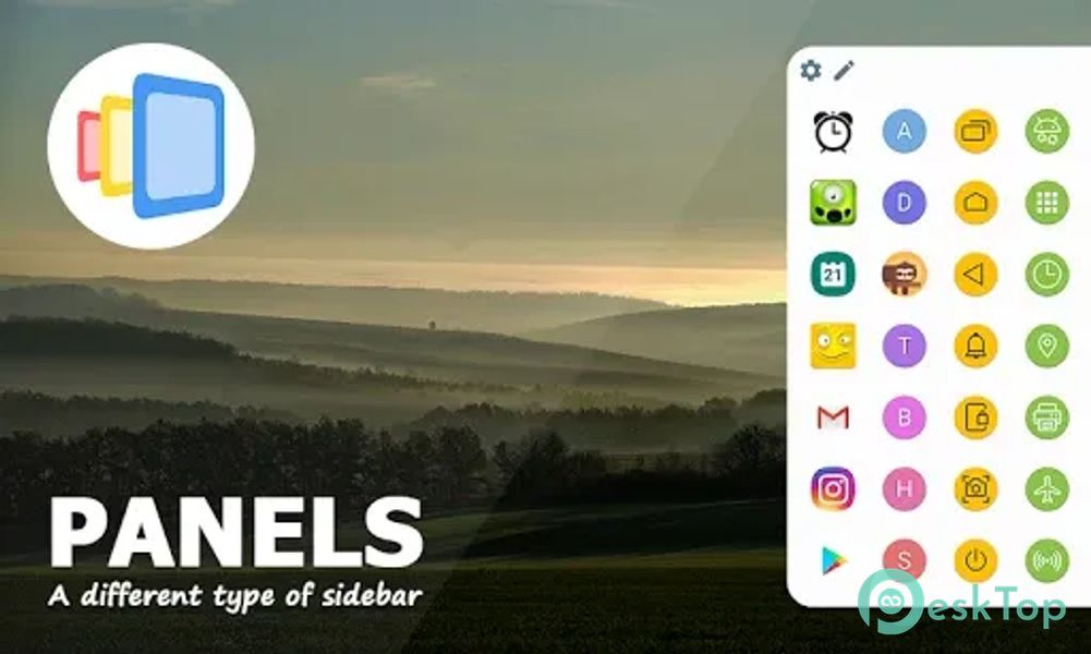 Panels sidebar, edge gestures 1.592 APK MOD フル無料ダウンロード