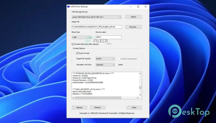  تحميل برنامج Bureausoft USB Drive Backup Pro  3.0 برابط مباشر